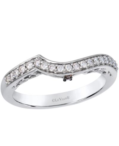 Свадебное обручальное кольцо Le Vian Chocolate & Vanilla Diamond (0.20 ct. t.w.) в 14k Vanilla Gold
