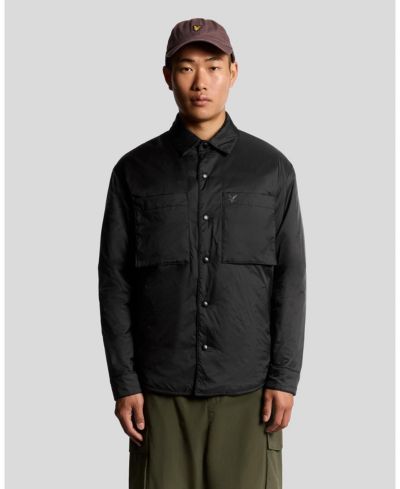 Lyle & Scott Мужская утепленная рубашка с воротником и длинными рукавами