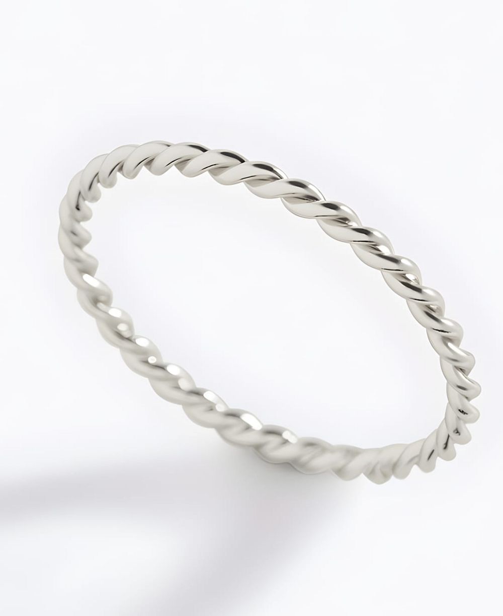 Mint & Lily Gold Braided Ring