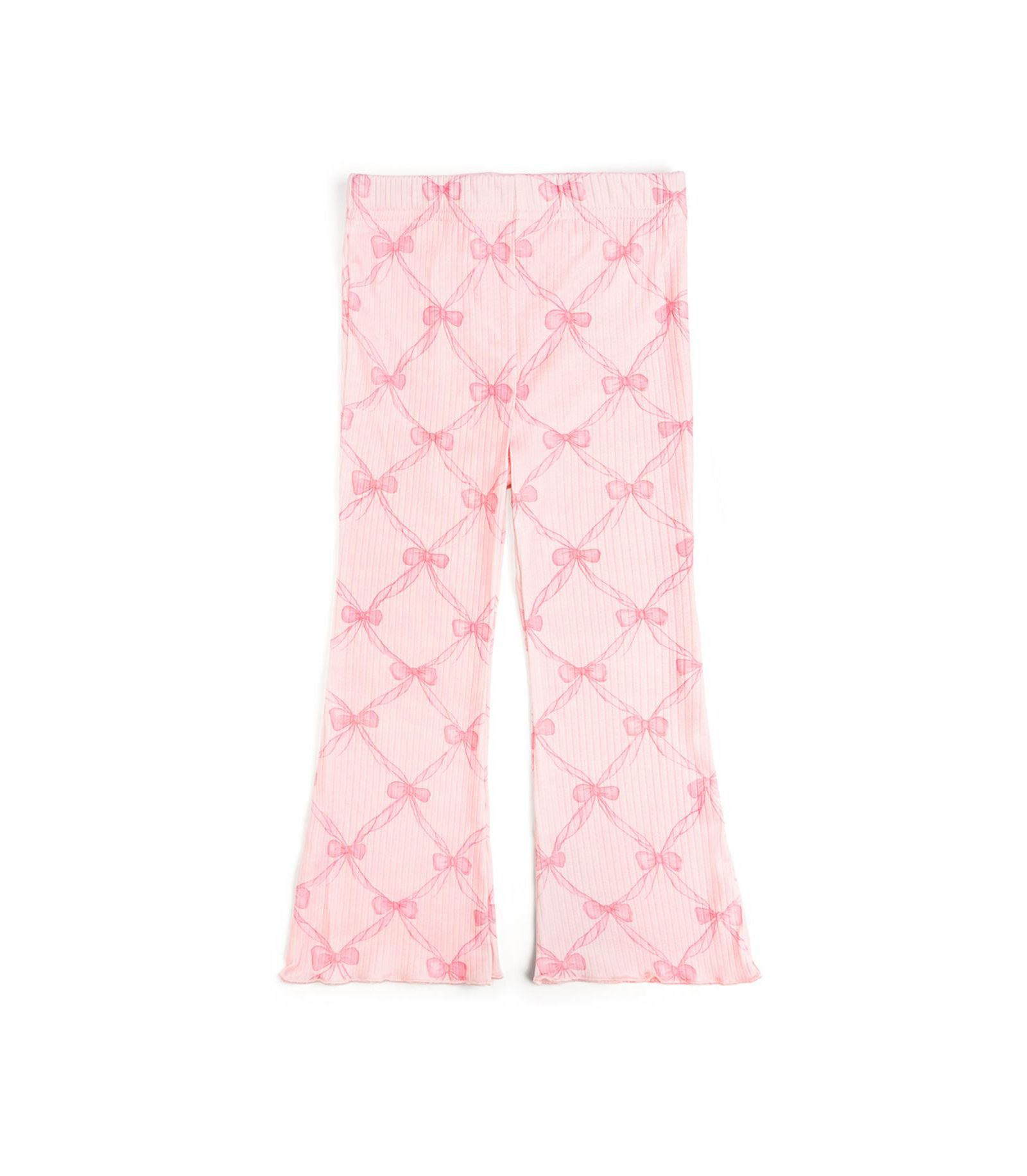 Sweet Wink Big Girls Bow Trellis Flare Legging