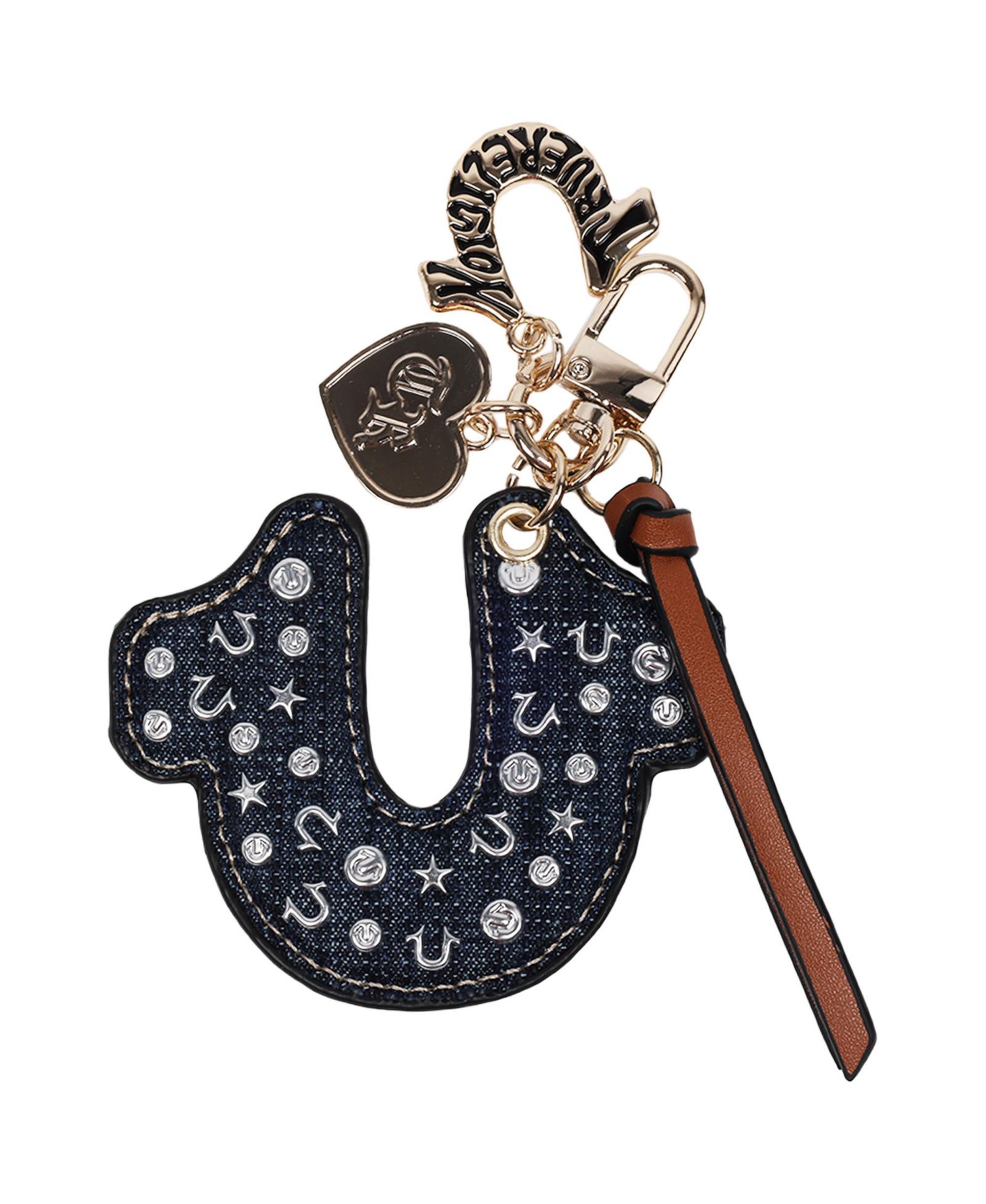 True Religion Denim Horseshoe Bag Charm
