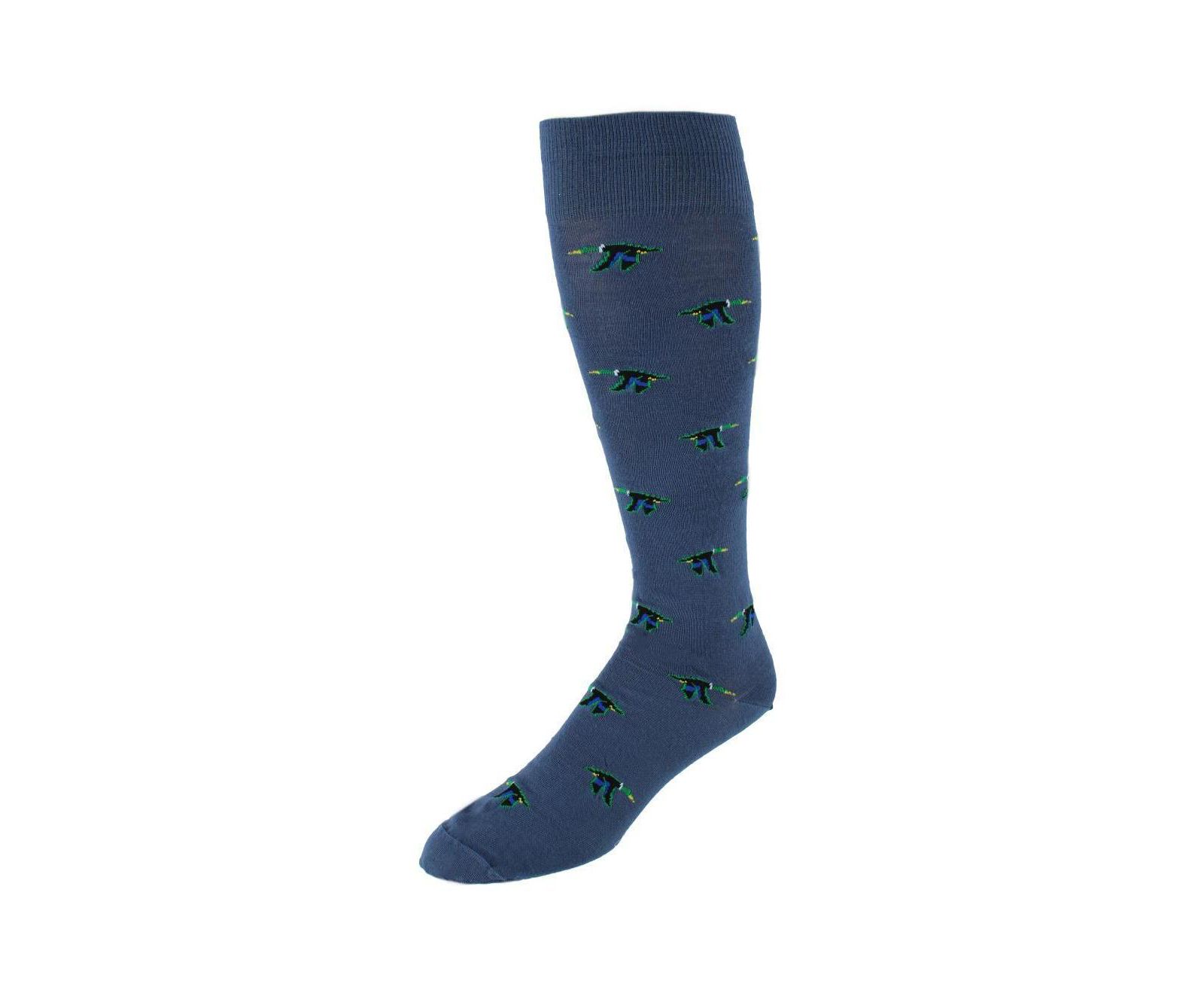 TRAFALGAR носки из шерсти мериноса Flying South Mallard Ducks, мужские, высокие (1 пара)