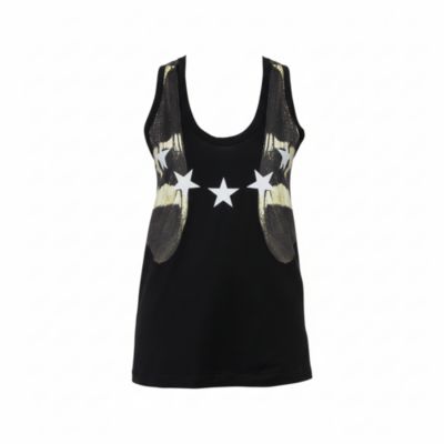 Pre-Owned Givenchy Women's Star Printed Cotton Tank Top