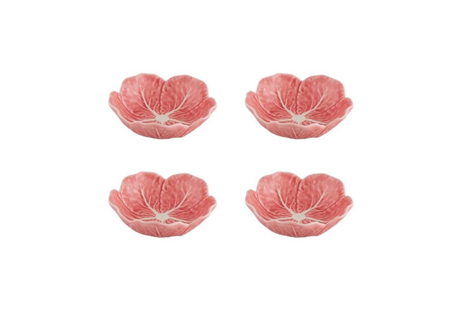 Bordallo Pinheiro Cabbage Bowls, Set of 4