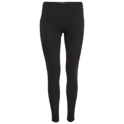 Pre-Owned Roberto Cavalli Women's Black Sequin Jersey Leggings