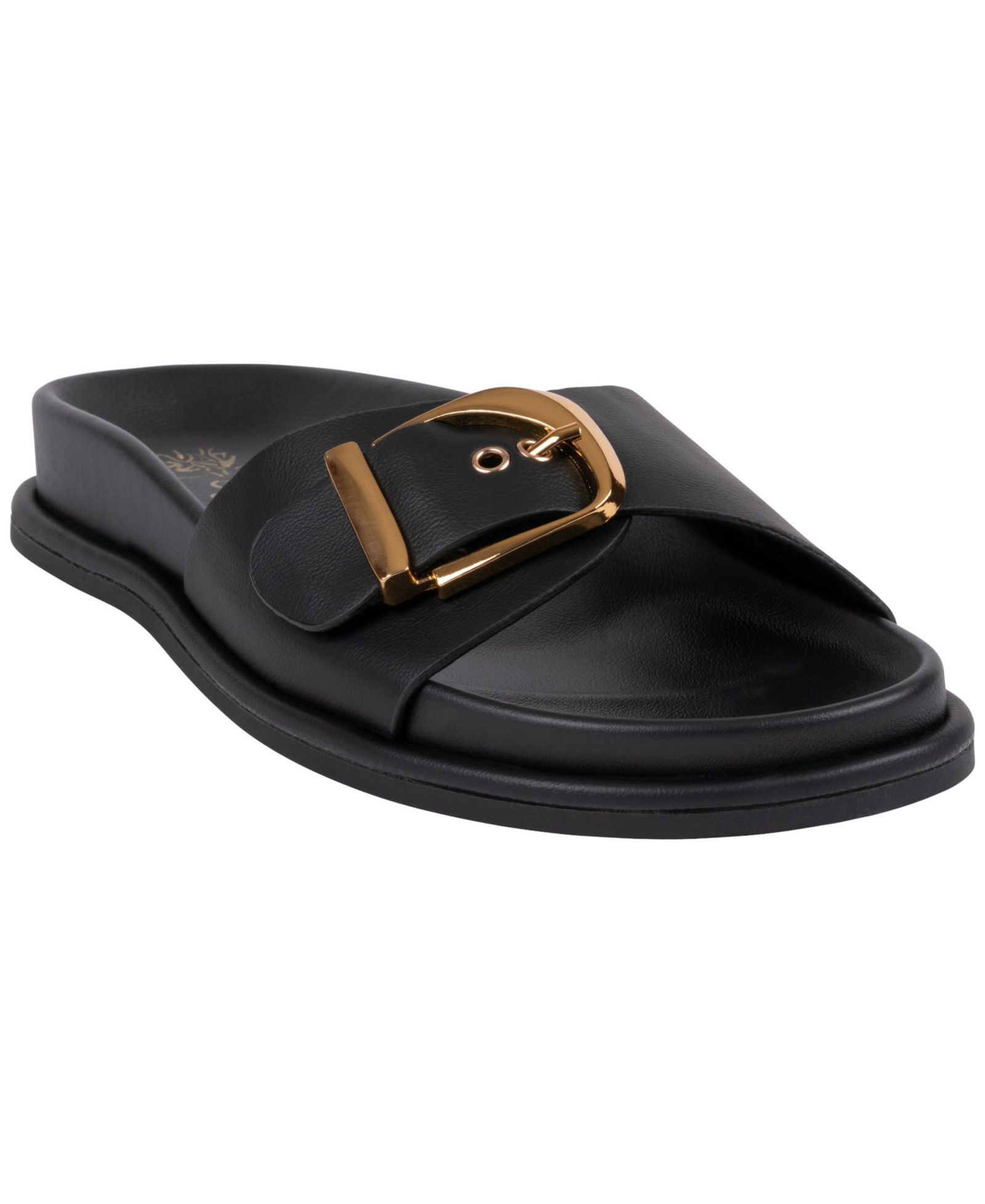 GC Shoes Women's Basel Buckle Slide Footbed Sandals