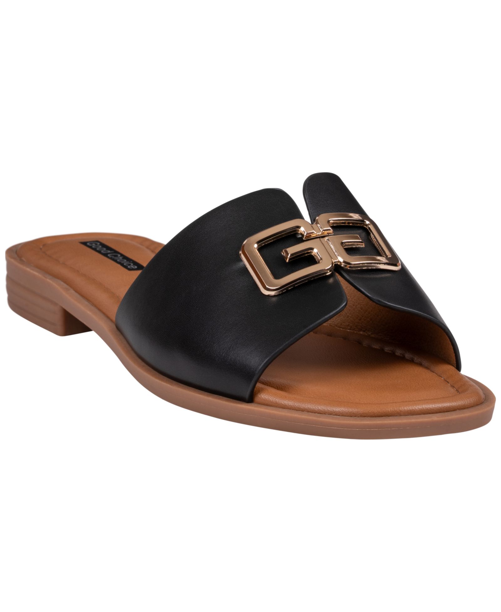 GC Shoes Women's Bergen Slide Flat Sandals