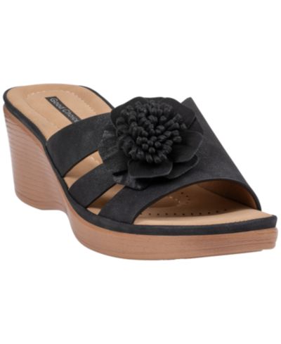 Сандалии GC Shoes Women's Jenna Floral Slip-On Wedge