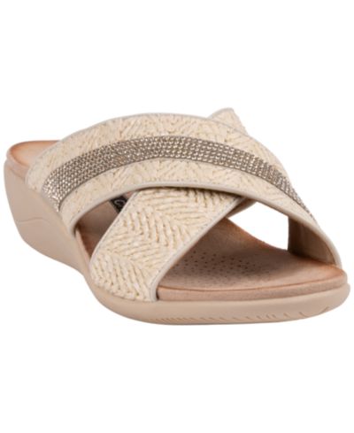 Женские сандалии GC Shoes Linnie Woven Crisscross Comfort