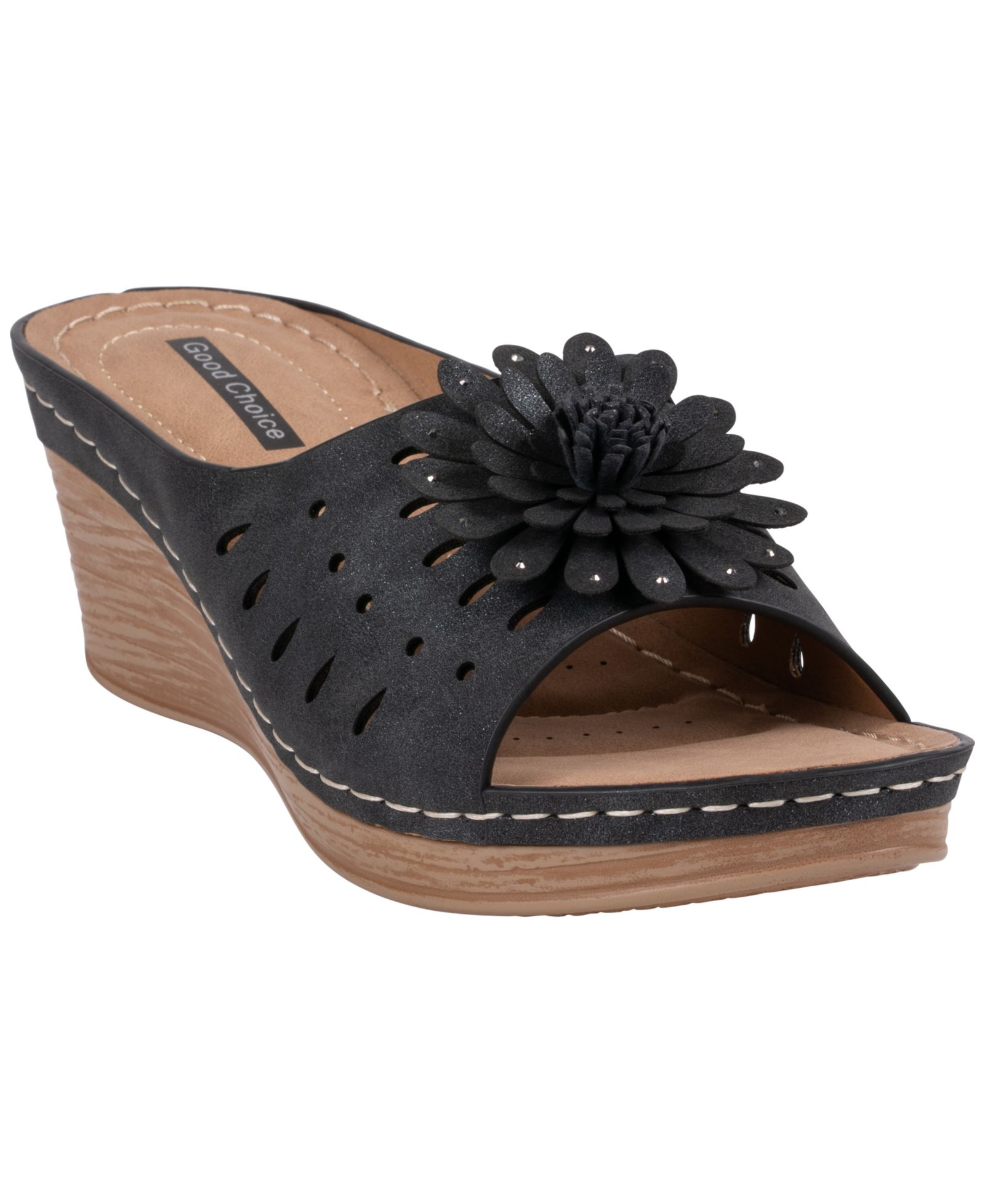 Женские босоножки на танкетке GC Shoes Mayday Floral