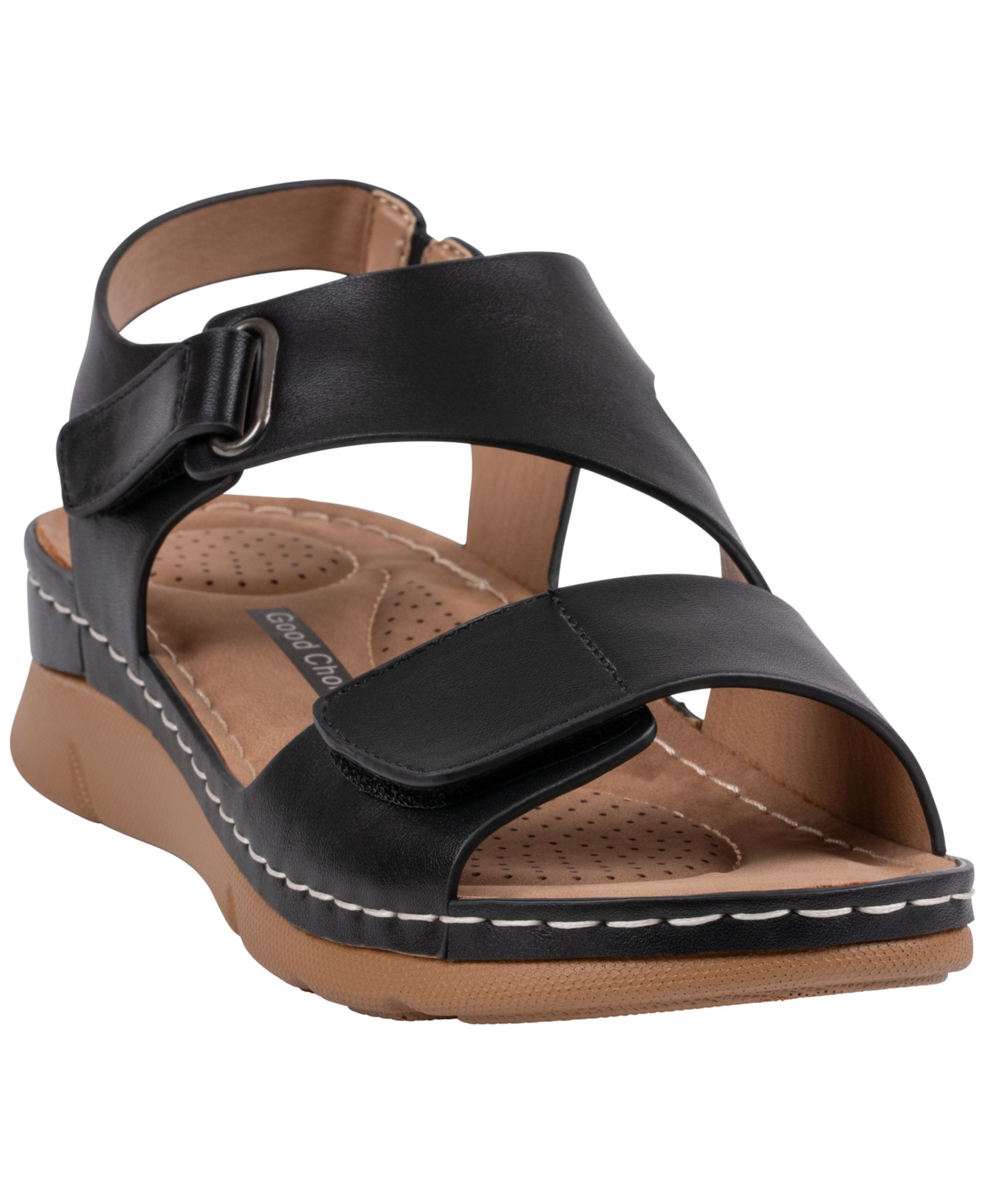 GC Shoes Women's Merisa Adjustable Band Comfort Sandals