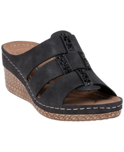 Сандалии GC Shoes Women's Monte с украшениями на танкетке