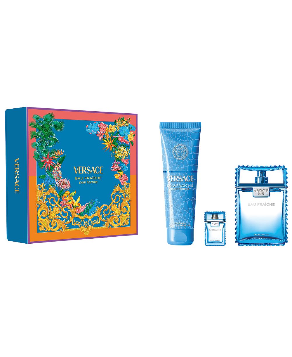 Мужской подарочный набор Versace 3-Piece Eau Fraiche