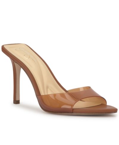 Jessica Simpson Women's Dravie Vinyl Stiletto Sandals