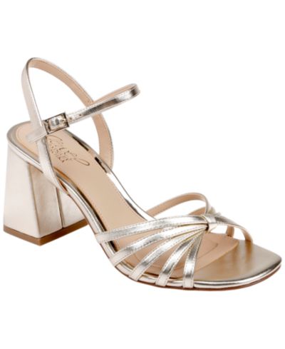 Jewel Badgley Mischka Women's Patience Square Toe Dress Sandals