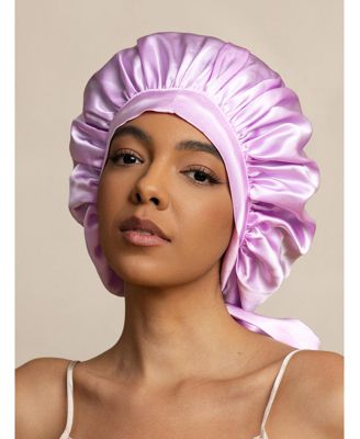 Шарлотка для волос SilkSilky Women's Mulberry Silk Bonnet с длинными лентами