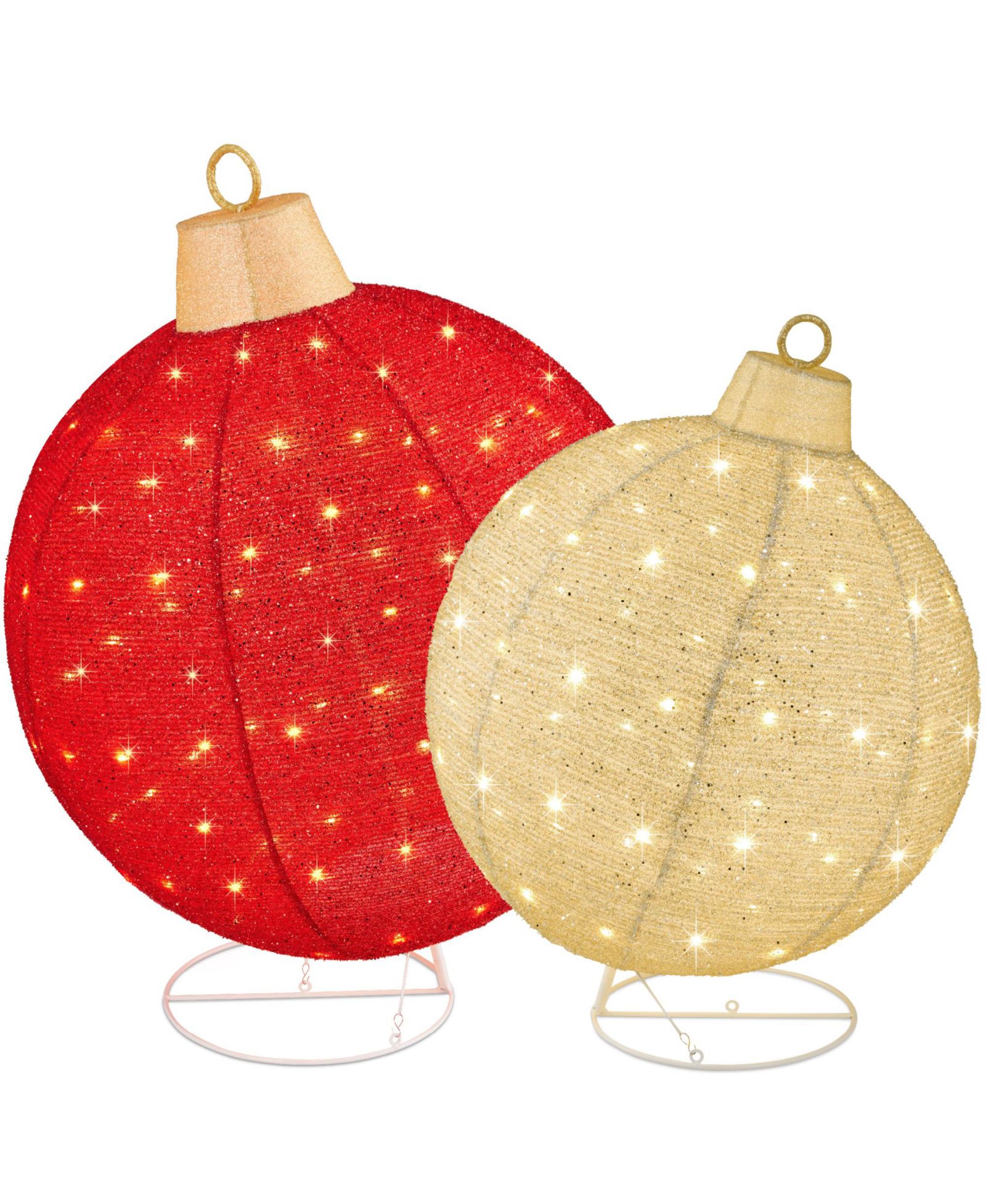 Набор из 2 световых рождественских украшений Best Choice Products Pop-Up Outdoor Holiday Decoration с 220 LED Lights