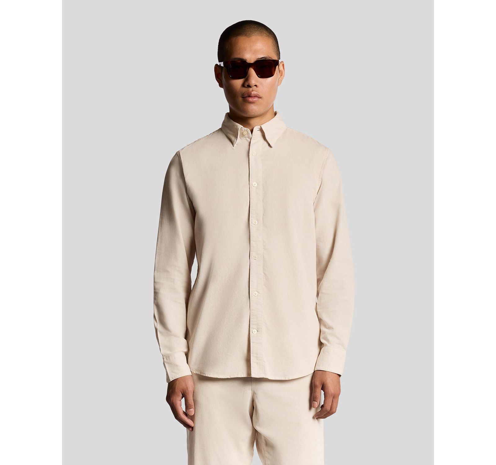 Lyle & Scott Men's Long Sleeve Micro Corduroy Shirt