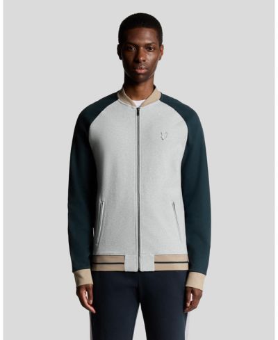 Мужская куртка-бомбер Lyle & Scott Interlock Contrast Raglan