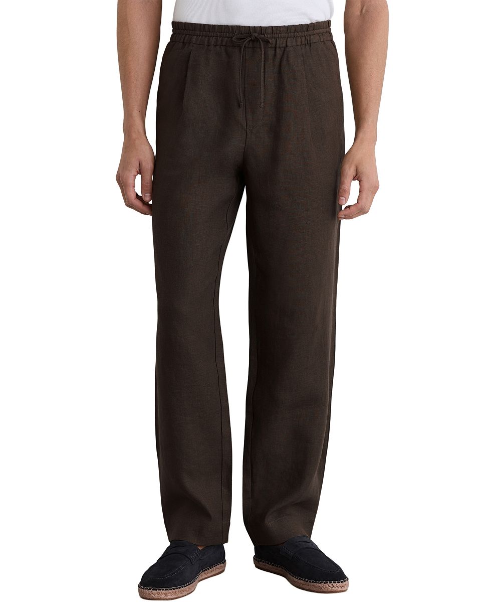 Мужские брюки REISS Barges Relaxed Linen Drawstring