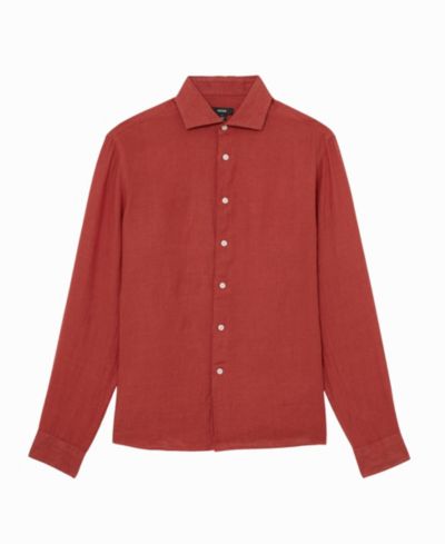 Мужская рубашка REISS Ruban Linen Cutaway Collar Regular Fit