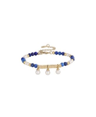 Blue & white & gold