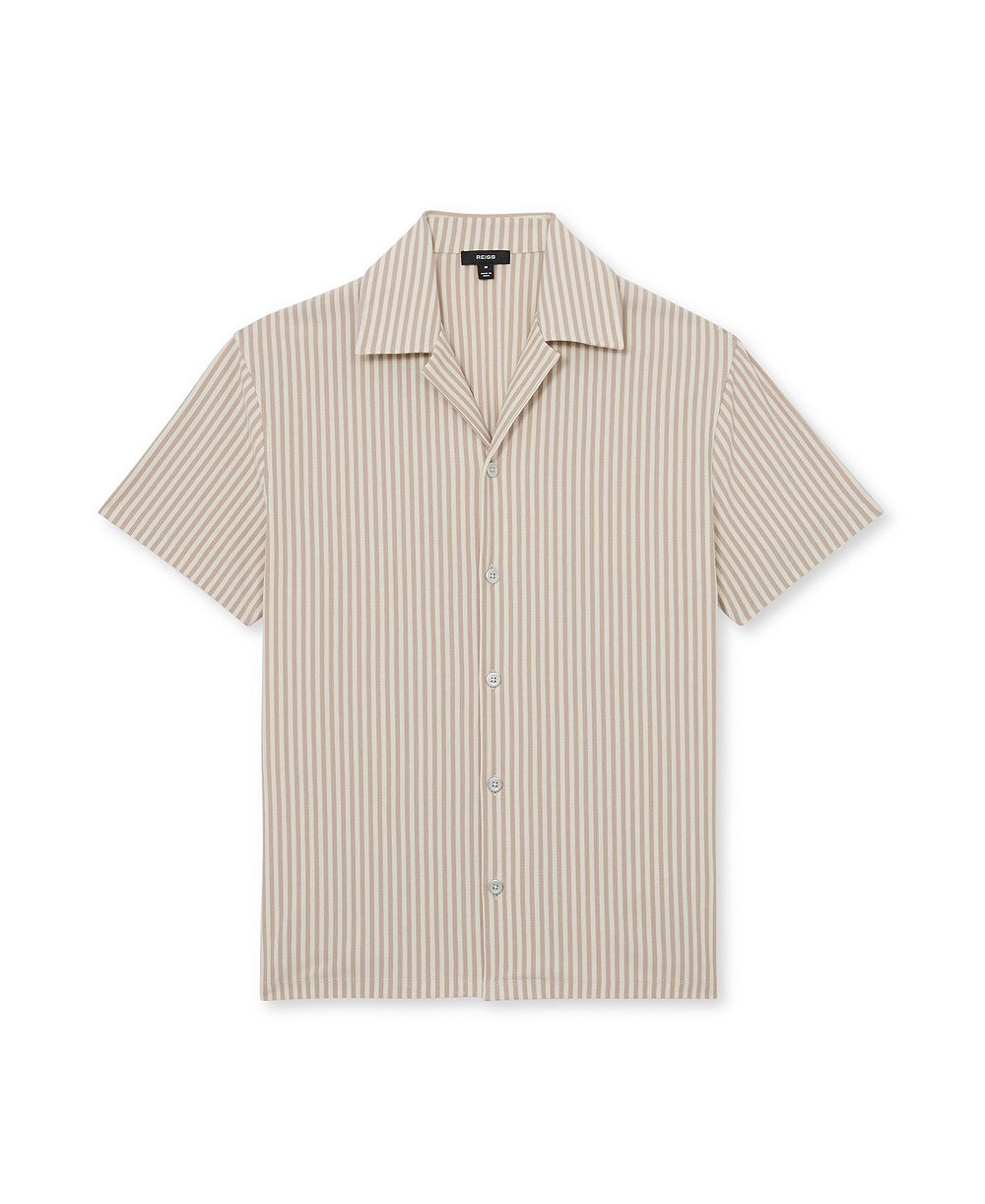 REISS Мужская рубашка Aurelia Stripe Cuban