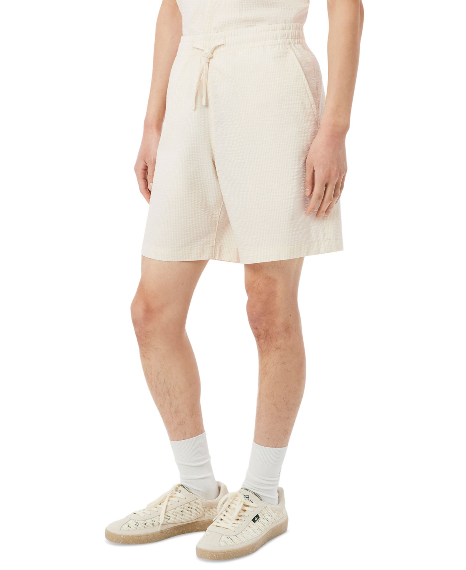 Lacoste Men's Seersucker Relaxed-Fit Shorts