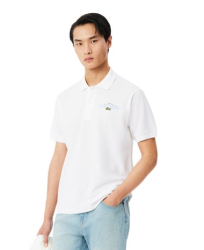 Lacoste Мужская поло с принтом Classic-Fit