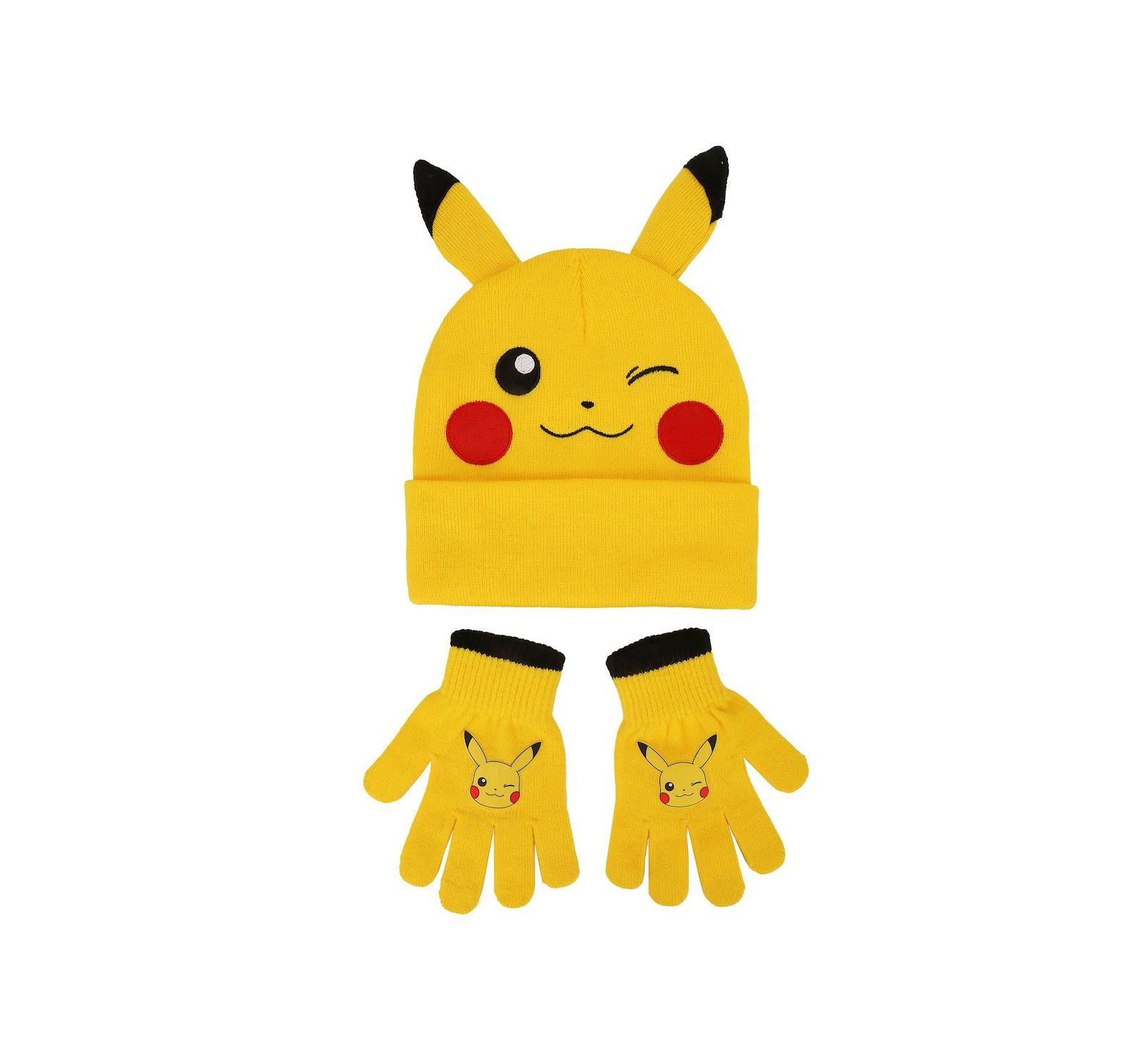 Комплект из шапки и перчаток Pokemon Pikachu Youth 2-Piece Knit