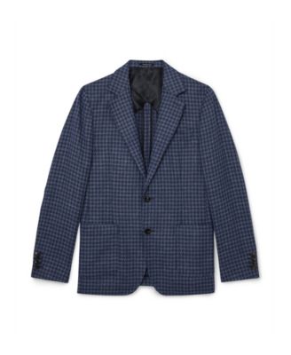REISS Men's Romana Single-Breasted Check Blazer