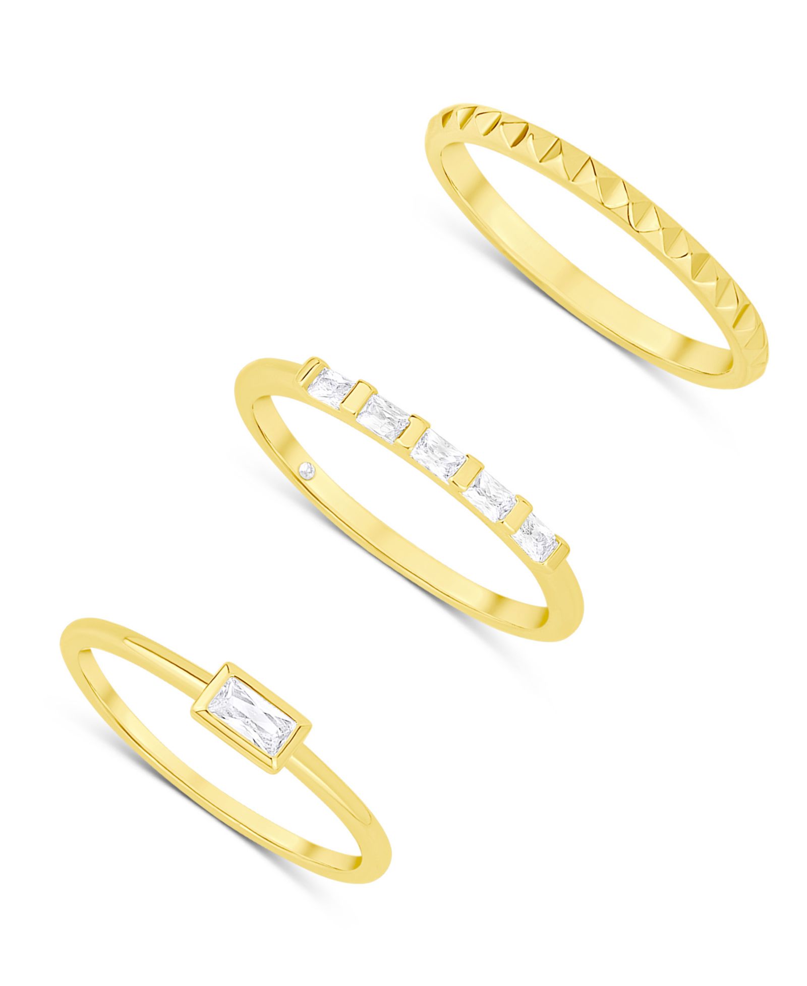 Кольцо And Now This Cubic Zirconia Stack