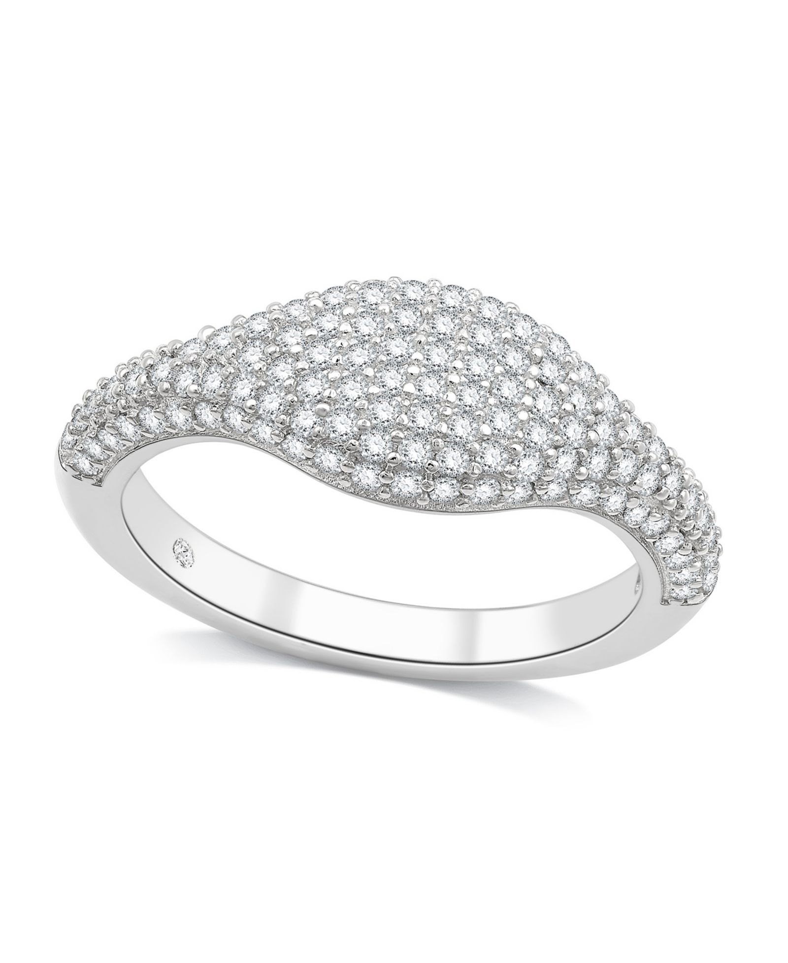 And Now This Cubic Zirconia Paved Ring