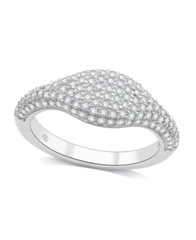 Кольцо And Now This Cubic Zirconia Paved