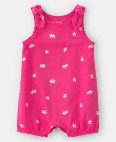 Carter's Baby Girls' Floral Sleeveless Romper