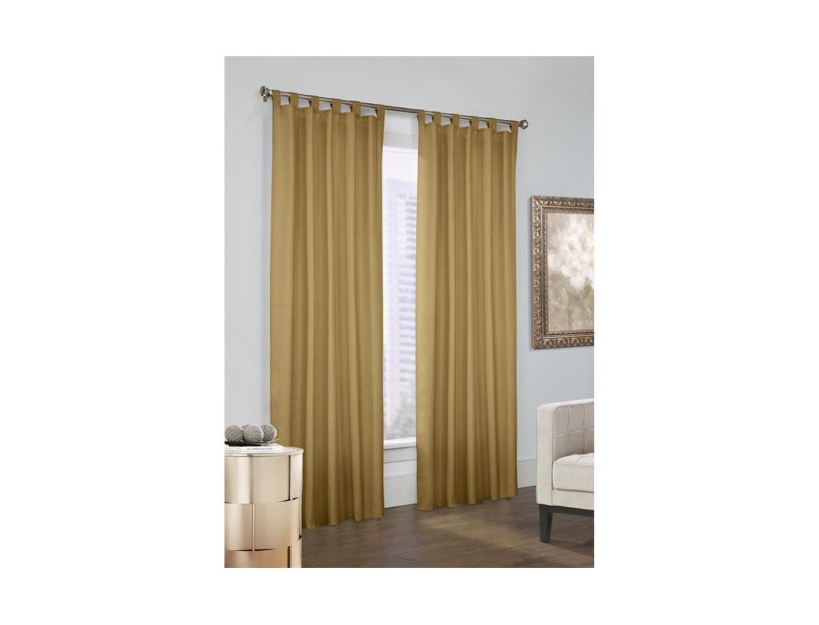 Commonwealth Home Fashions декоративные панели Thermalogic Prescott, 2 шт., 80x84", верблюжий цвет