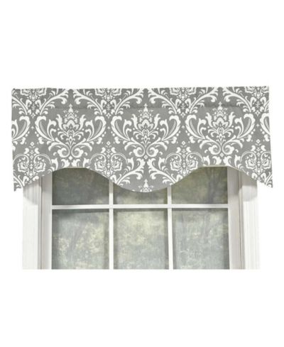 RLF Home 50" x 17" Ozbourne Cornice Syel 3" Rod Pocket Valance