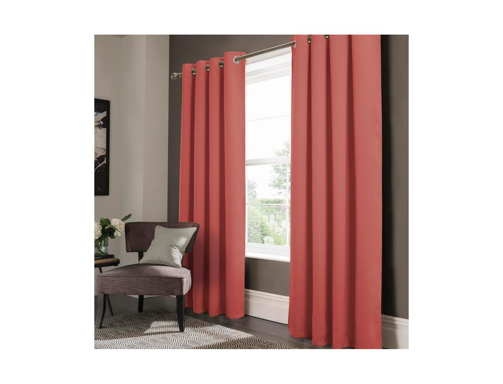 Olivia Gray Anchorage Blackout Grommet Single Curtan Panel - 54" x 90"