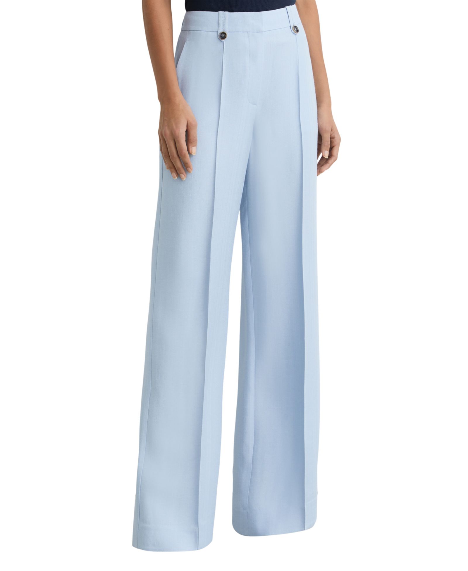 REISS Women's Wide-Leg Suit Trousers