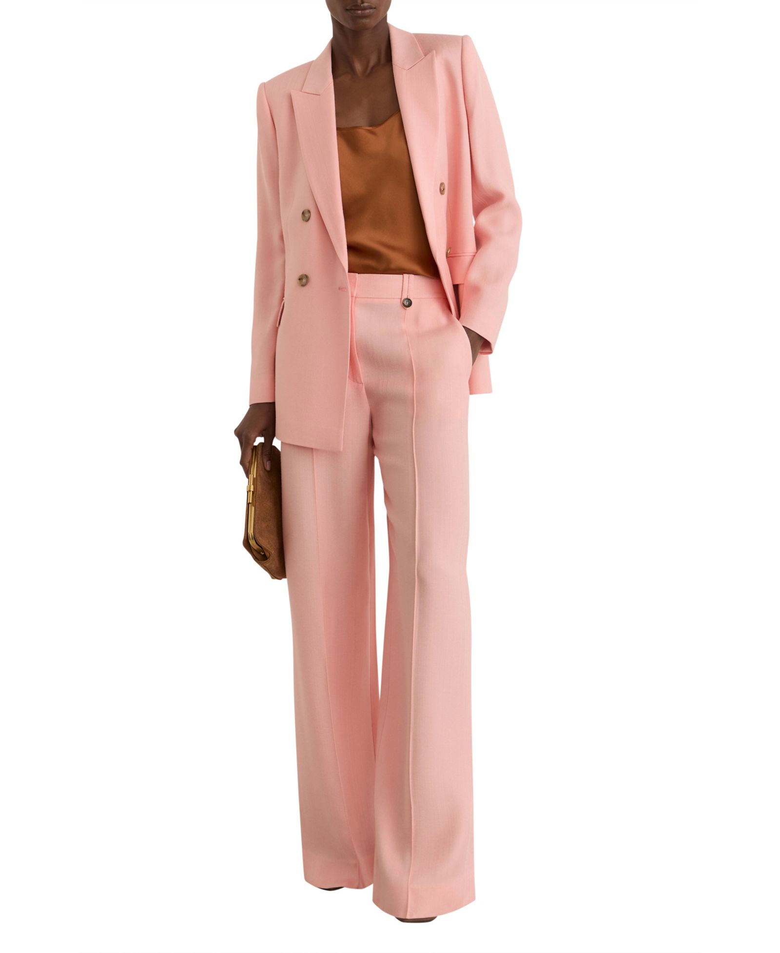 REISS Women's Wide-Leg Suit Trousers