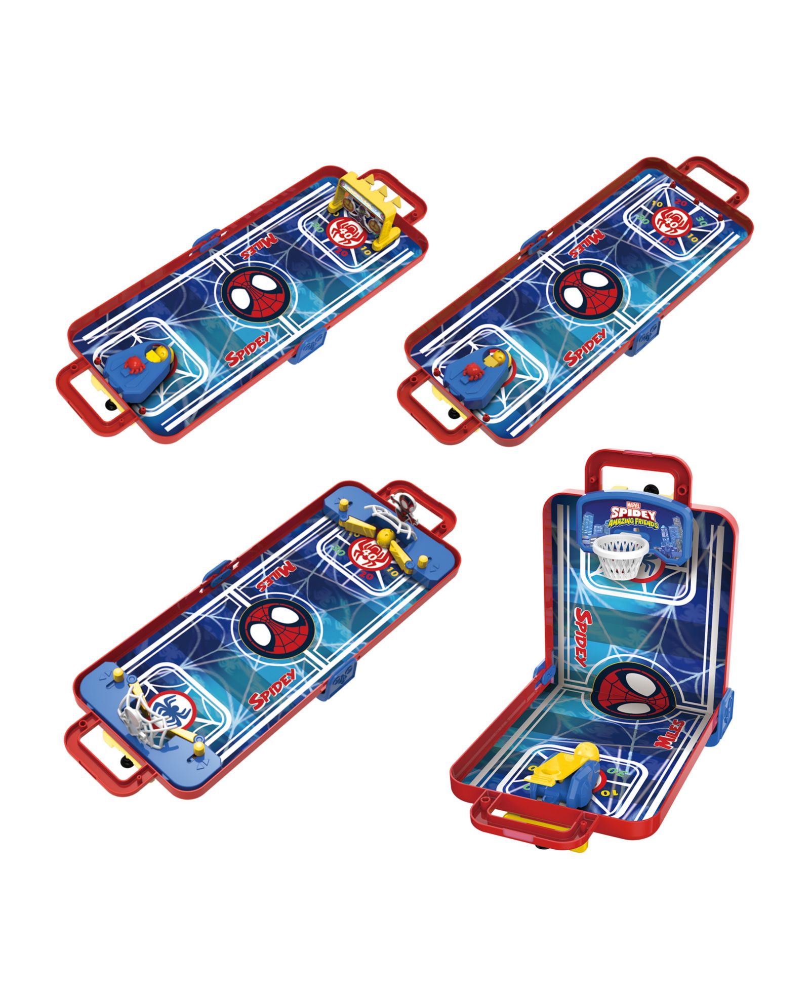 Настольный игровой набор World Tech Toys Spidey and His Amazing Friends 4 в 1