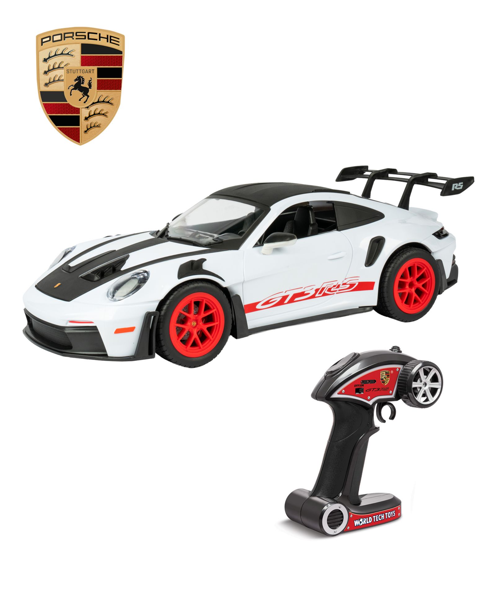 World Tech Toys 1:10 Scale Porsche GT3 Rs Electric Remote Control Car