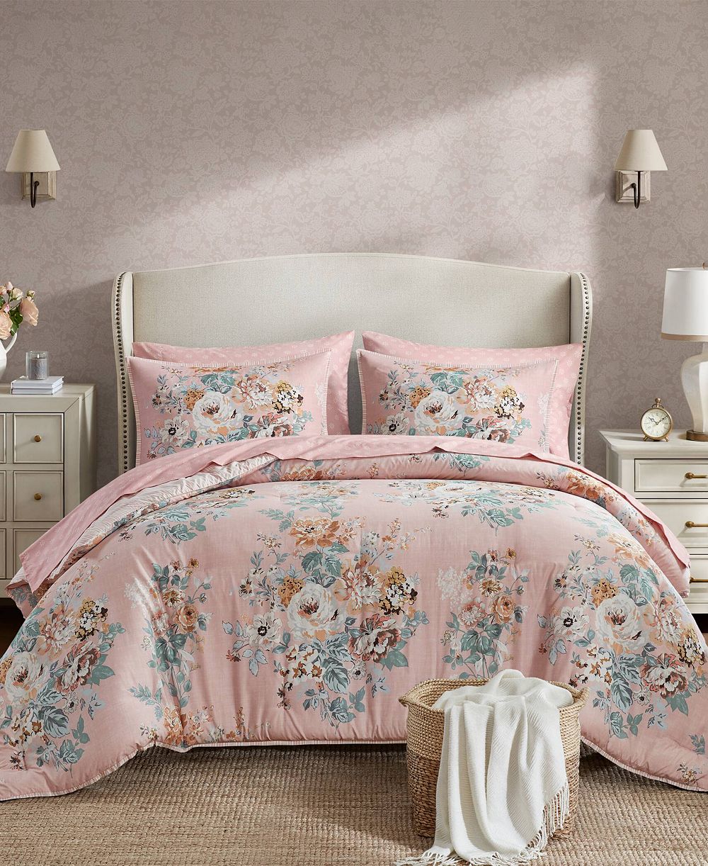 Комплект из 7 стеганых одеял Madison Park Essentials Heather Vintage Floral, King