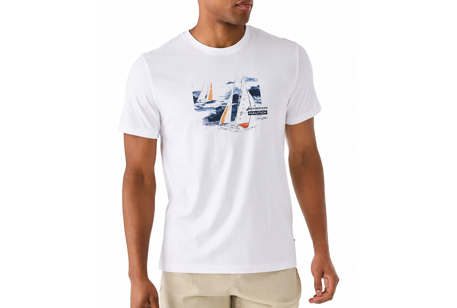 Nautica Men's Sailboat Graphic T-Shirt