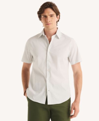 Мужская рубашка Nautica Classic-Fit с принтом по всей поверхности