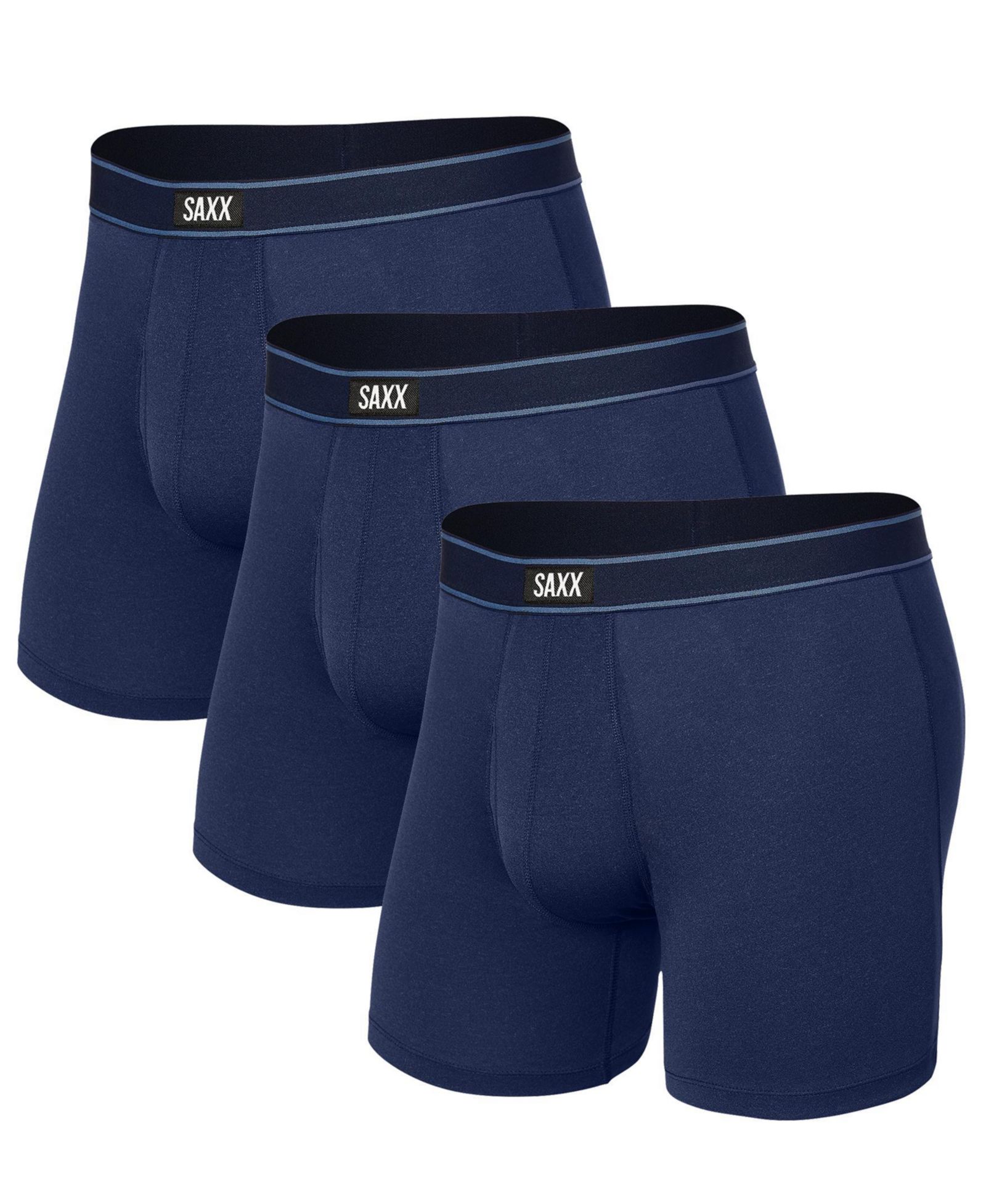 SAXX Men's Daytripper Comfort Stretch Boxer Briefs, 3-Pack