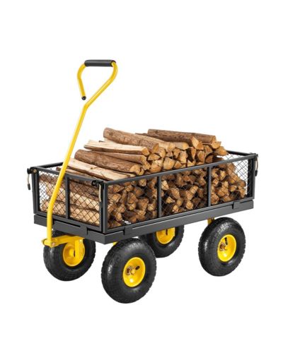 SUGFIT 500 lbs Capacity Garden Cart with All-Terrain Tires & Steel Frame