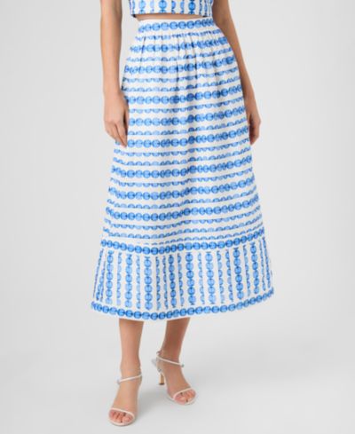 Женская миди-юбка French Connection Structured Taffeta