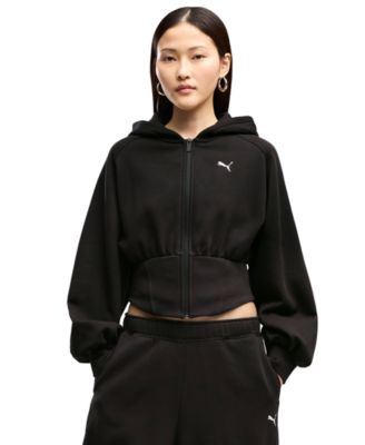 Женское худи Puma Street Glam Bedazzled Balloon-Sleeve Full-Zip