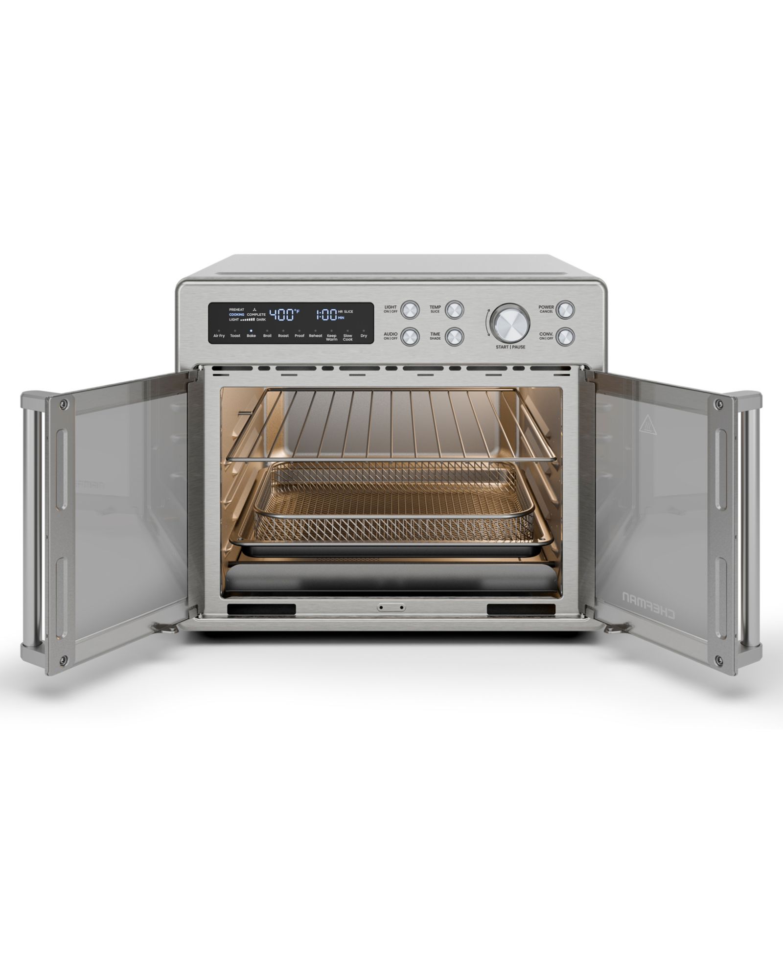 Chefman Toast-Air French Door Toaster Oven Air Fryer